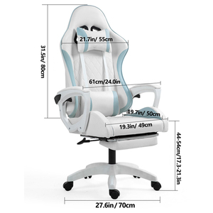 E-Sports Ergonomic <strong>Chair</strong> Modern Adjustable Height Comfortable Home/Office Sedentary Seat Boys Girls Leather PU Iron Material - Product Image 2