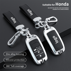 Funda para Llaves de Coche Compatible con Honda Binzhi CRV Civic Accord XRV Haoying Lingpai Yingshi Pai <span class=keywords><strong>Guandao</strong></span>, Hebilla Metálica para Coche - Product Image 4