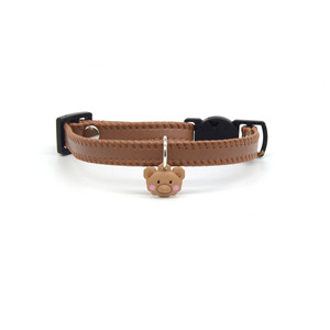 Collar para Gato JOYPET de Lujo, en Cuero PU, con Hebilla de Seguridad, Personalizado con Nombre, Diseño Nuevo y Patrón Sólido - Product Image 2