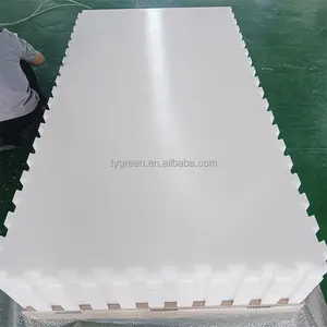 Pista de patinaje de plástico para uso doméstico, suelo de patín de HIELO SINTÉTICO, hojas UHMWPE para hockey sobre hielo