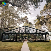 Grandes tentes de réception en PVC blanc sur mesure pour mariages et événements, chapiteaux 40x60m, qualité commerciale, robustes pour l'extérieur