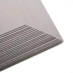 工厂价格涂层双层板灰色背板灰色纸板片材600gsm 900gsm 1200gsm 1500gsm