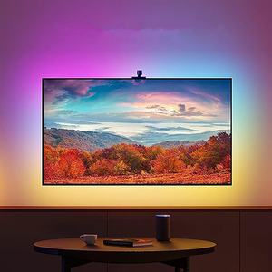 Videogioco FEICAN RGB & Home TV <span class=keywords><strong>LED</strong></span> retroilluminazione Smart <span class=keywords><strong>USB</strong></span> & Wifi immersione IP67 luce ambientale con modalità di controllo vocale DC 5V - Product Image 1