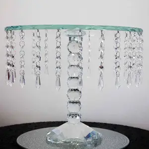 Clear Glass Crystal Cake Stand Centrepiece MH-1850