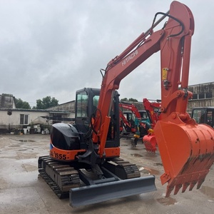 Excavadora Mini Hitachi de 5.5 Toneladas a Precio de Fábrica, Excavadora Hitachi ZX55 Usada de Segunda Mano con CE/EPA y Pocas Horas de Trabajo - Product Image 2