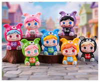 Figurines miniatures en résine dure 3D en forme de ballon, figurines d'elfes, petites figurines de collection, jouets d'amitié, cadeaux promotionnels pour fabricants
