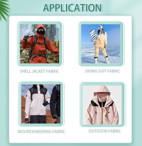 Veste imperméable respirante FULIO Hor Sale, tissu en nylon laminé EPTFE pour <span class=keywords><strong>vêtements</strong></span> de ski et d'escalade - Product Image 5