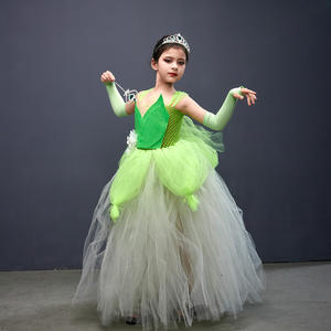 Disfraz de Duende Verde de Tinkerbell para Niña de 2 a 11 Años, Vestido de Princesa para Fiesta de Halloween o Navidad, Disfraz de Elfo de Poliéster para TV o Película - Product Image 4