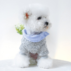 Suministro directo de fábrica Spot nuevo poliéster invierno dibujos animados perro chalecos dos pies ecológico bordado falso dos - Product Image 4