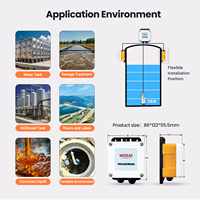 Capteur de niveau de carburant sans fil WIFI personnalisable Moray ME202W 50m Tuya SmartLife APP, indicateur de niveau de réservoir d'eau