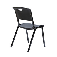Chaise Commerciale Empilable Ergonomique en Plastique PP Robuste, Idéale pour les Restaurants, Cafétérias, Bureaux et Salles de Conférence