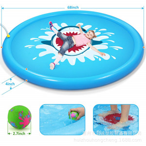 Inflatable Water Spray Pad 170Cm Round For Children Outdoor Play Mats - Product Image 4