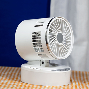 Miniventilador plegable portátil eléctrico con 3 engranajes, linterna led de camping con ventilador de <span class=keywords><strong>techo</strong></span>, miniventilador de pie USB para habitación - Product Image 5
