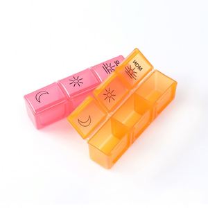 Pastillero Mensual con 21 Compartimentos Codificados por Color, Organizador de Medicamentos para Viajes, 3 Tomas Diarias, Caja de Almacenamiento con Tapas Herméticas - Product Image 3