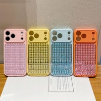 Nouvelles coques de téléphone portable en cristal et perles pour filles, design Dopa Mine, pour iPhone 18 Pro, 17 Air, 16 Plus, 15, 14, 12 Pro Max, protection anti-rayures