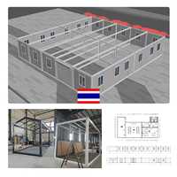 Casa Contenedor Modular de Ensamblaje Rápido con Estructura de Acero y Paneles Sándwich para Instalación Rápida en Sitio