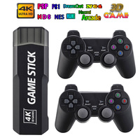 Console de Jeu Rétro Mini GD10 Nostalgique pour TV Domestique HD X2, Console de Jeu Vidéo Sans Fil avec 10000 Jeux Intégrés, Prise en Charge des Deux Manettes