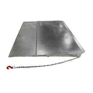 Rampe de conteneur en acier galvanisé 6,5 tonnes avec bordure de sécurité pour entrepôt et cour de camions - Product Image 1