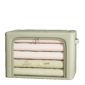 Clothing Organizer <b>Storage</b> Box 90L-100L Rectangle Solid Color With Window For <b>Clothes</b> Quilt Wardrobe Use - Product Image 5
