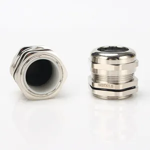 Waterproof Cable Gland IP68 Nickel Plated Brass Metric Cable M37/40/42/47/48/50/54 for 18-25mm Cable