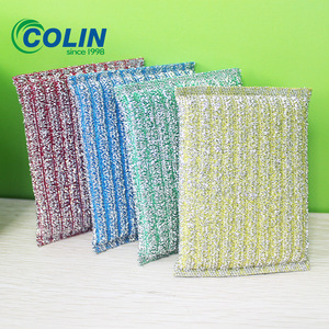 แปรงล้างจานลายลวดเหล็ก, แปรงฟองน้ำล้างจานในครัว, ฟองน้ำทำความสะอาดคิงค์ - Product Image 1