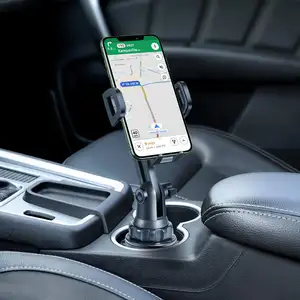 Cup Holder Phone Mount For Car Universal 360 Adjustable Gooseneck Cell Phone Cup Holder Expander For Medium-Sized Vehicle Truck