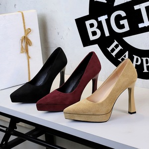 Chaussures à talons chaton en cuir ajouré avec strass, confortables et imperméables, pour hommes et femmes - Product Image 5