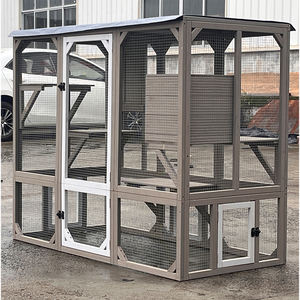 Toptan büyük uzay evcil hayvan kafesi ahşap açık su geçirmez kedi Villa ev kedi ağacı kulesi kedi oyun alanı ile kafes - Product Image 3