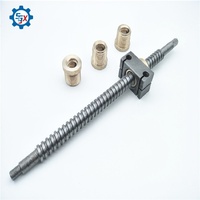 Vis trapézoïdale en aluminium sur mesure, haute résistance, charge lourde, usinée CNC, modèle 305, vis Acme