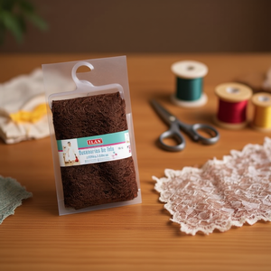 Accessori in tessuto di pizzo Ilan 100 cm x 150 cm colore caffè per lavori artigianali - Product Image 3