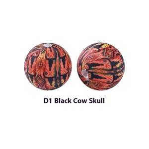 Cross-Biên Giới 15Mm Hoa Cổ Điển In Silicone Hạt Cho Tự Làm Đồ Trang Sức Vòng Đeo Tay Mềm Bpa-Miễn Phí Nước Nóng Chuyển Lỏng Hạt - Product Image 6