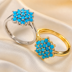 Anello regolabile a forma di fiore colorato con apertura, design alla moda, gioiello da indossare tutti i giorni per le donne - Product Image 4