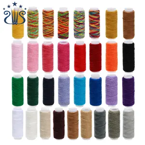 Forniture per cucire 33 colori 203 linea di cera bobina filo per cucire in poliestere per cucire a mano per macchine da cucire