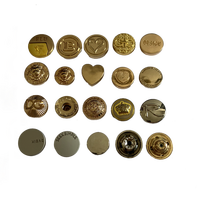 Boutons en alliage de zinc personnalisés pour denim, rivets 10 mm, grands boutons à pression, tige argentée, cœur creux, strass, chemise, veste, étoile