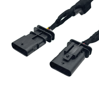 Lampu kabut belakang LED V2 KIT Harness kabel UPGRADE untuk MODEL TE'SLA 2021-2024