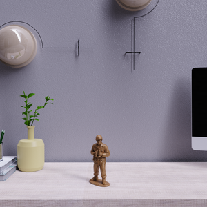 Di alta qualità resina di bronzo WWII US statua del soldato all'ingrosso figurina personalizzata per l'arredamento militare e da collezione - Product Image 4