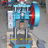 Máquina Pneumática de Estampagem de Chapas Metálicas Automática de Coluna Dupla, Perfuradora de Furos em Ferro, Mesa Pequena com Pedal Multifuncional
