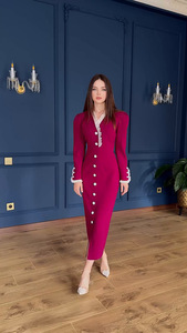 Nuovo abito monopetto Slim Slim Fit Slim Modulare da <span class=keywords><strong>donna</strong></span> - Product Image 6