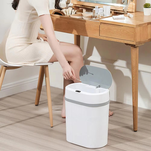 Smart Induction Trash Can 12L Dual Mode Kitchen Living Waterproof <b>Automatic</b> Garbage <b>Bin</b> Bathroom Sensor Waste Container - Product Image 5