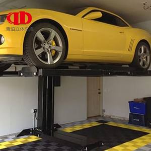 Elevador de Autos Eléctrico Hidráulico de un Solo Poste, Motor de Alta Capacidad, Plataforma Móvil de Estacionamiento Vertical para Taller de Mantenimiento - Product Image 6