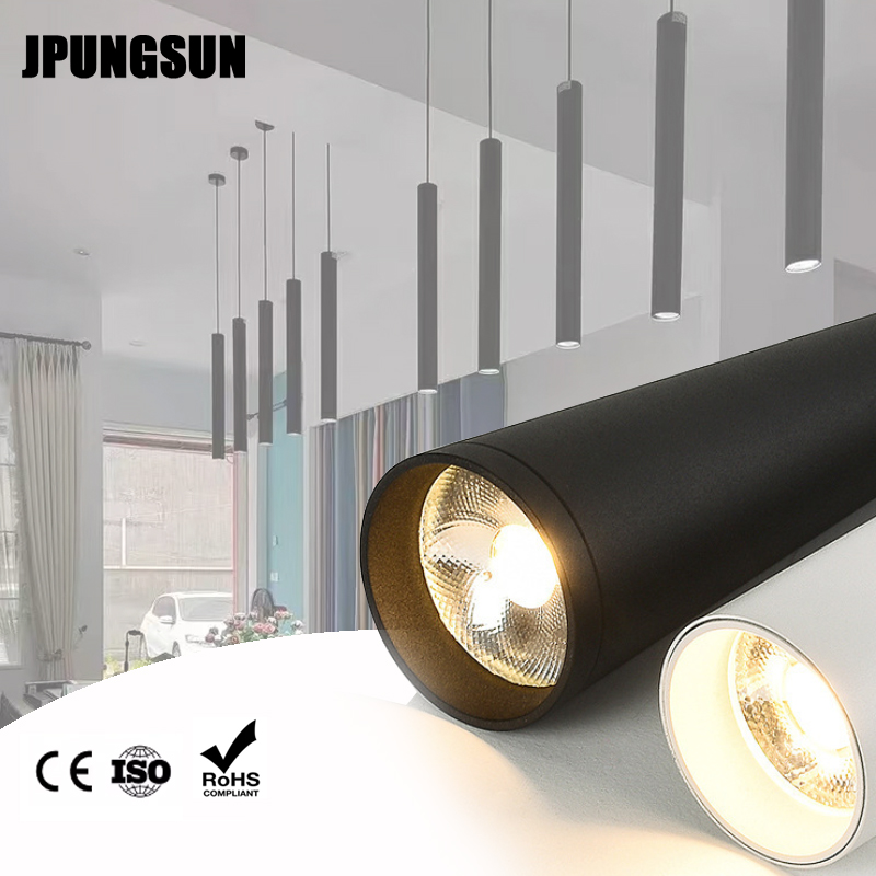 led cylinder hanging light