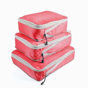Fashionable <b>Large</b> Waterproof Travel Storage Bag Set Zipper Multi-Use Packing Cubes for Organising Clothes <b>Suitcases</b> Luggage - Product Image 1