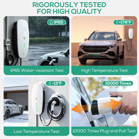 Ovrod 2 Borne de Recharge Murale 32A Wallbox 7 kW GBT 48A SKD Composants Triphasés Chargeur Tesla EV 22kW Wallbox Voiture