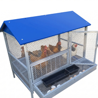 Poulailler extérieur pour poulets, canards, oies, poules pondeuses, maison de volaille, anti-prédateurs, anti-rats, anti-serpents, anti-goufres, galvanisé
