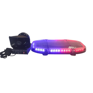 Warning Waterproof High Quality Superpower LED <strong>Flashing</strong> Light bar <strong>Rooftop</strong> Mini bar Strobe Lights with Speaker and Sirens - Product Image 2
