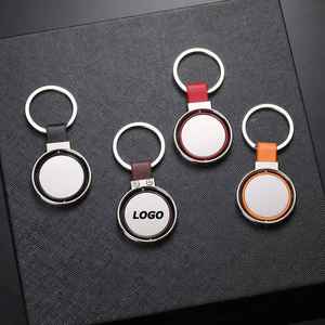 Custom Metal Keychain with Rotating Design - <b>Personalized</b> Alloy <b>Key</b> <b>Ring</b> for DIY Promotional and Corporate Gifts - Product Image 1