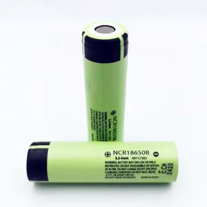 Grosir 18650B 3.7V 3400mah 10A debit 18650 baterai Li Ion untuk Panasonic NCR18650B