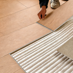 Gỗ sang trọng nhìn không thấm nước PISO bấm vào khóa 4mm 5mm 6mm 8mm Mặc lớp cách âm Mat SPC Sàn Vinyl - Product Image 2