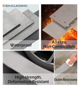 Paneles de Revestimiento <span class=keywords><strong>para</strong></span> Paredes Exteriores de Viviendas, Modernos, Pulidos, Resistentes a la Humedad, de Instalación Rápida, Revestimiento de Fibrocemento Artístico Tallado - Product Image 4