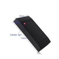 Lectores de Tarjetas de Control de Acceso RFID RS232 ISO 14443A de 13.56MHz, Material ABS Impermeable, Red Wiegand, Distancia de Lectura de 3-5cm